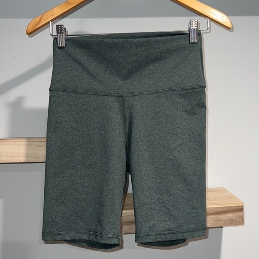 Aerie heathered green boy shorts